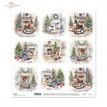Papier do scrapbooking (HS code 48025890) SL1595