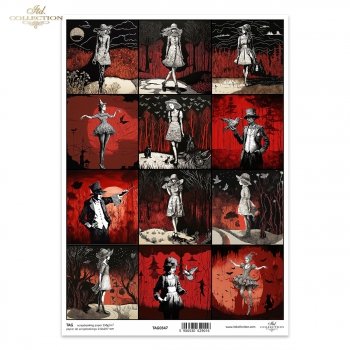Tagi do scrapbooking (HS code 48025890) TAG0347