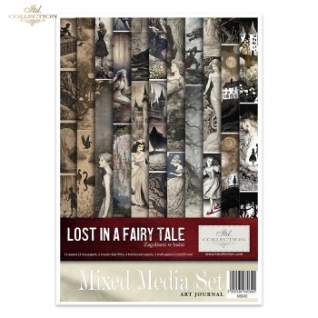 Zestaw kreatywny MS045 (HS code 48021000) Lost in a Fairy Tale