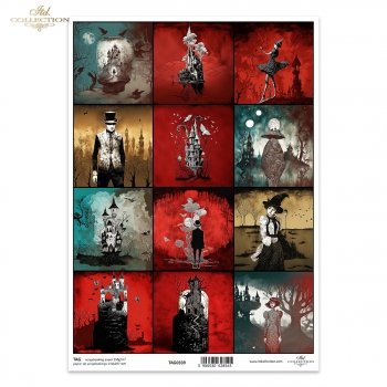 Tagi do scrapbooking (HS code 48025890) TAG0339