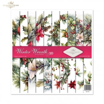 Zestaw do scrapbooking (HS code 48025890) SLS-078 Winter Wreath