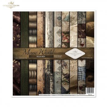 Zestaw do scrapbooking (HS code 48025890) SLS-101 Mouse World - Textures