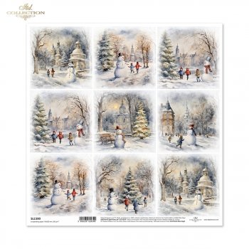 Papier do scrapbooking (HS code 48025890) SL1590