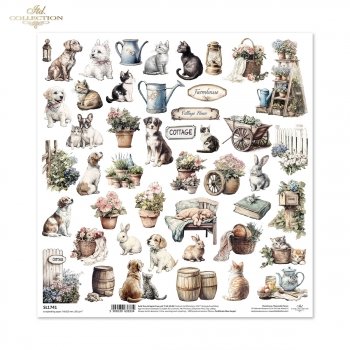 Papier do scrapbooking (HS code 48025890) SL1741