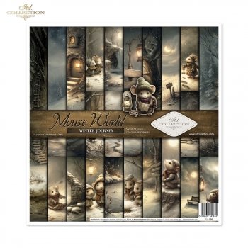 Zestaw do scrapbooking (HS code 48025890) SLS-099 Mouse World - Winter Journey