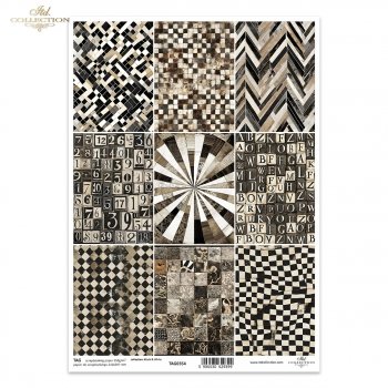 Tagi do scrapbooking (HS code 48025890) TAG0354
