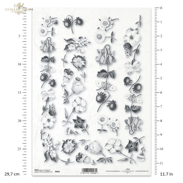 flower, flowers, butterfly, butterflies, daisy, lily of the valley, clove, cloves, strawberry, strawberries, R001