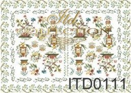 Papier decoupage (HS code 48025700) D0111M