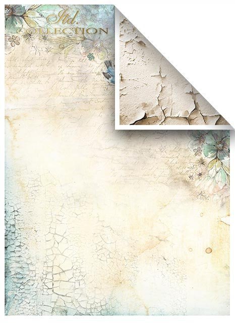 Zestawy-papierow-do-scrapbookingu-zestaw-Lato-w-blekitach-SCRAP-046-16-ptaszki-motylki-akwarelowe-kwiatki-mediowe-struktury-tla-struktury-farb-desek-spekalin-crak