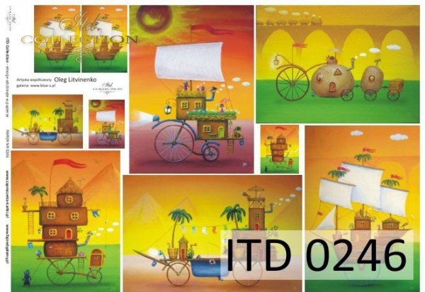 Papier decoupage (HS code 48025700) D0246M