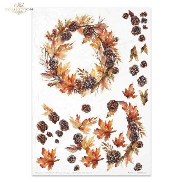 jesienne wianki*autumn wreaths*Herbstgirlanden*guirnaldas de otoño
