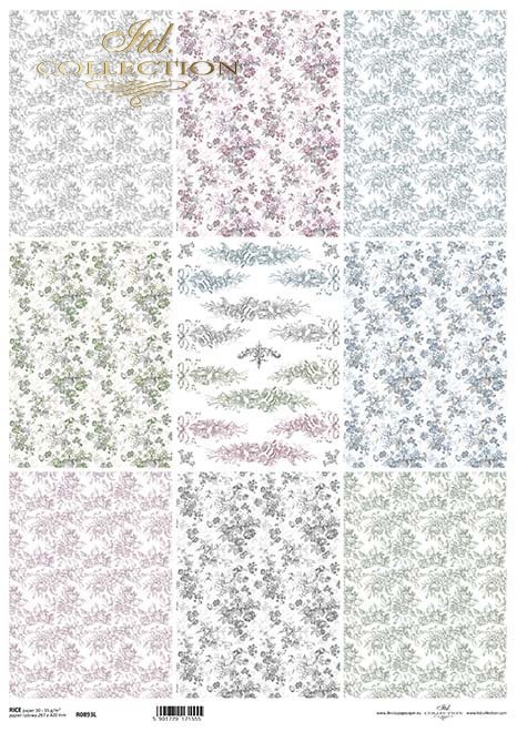 Seria Shabby Chic - four colors*Shabby Chic series - four colours*Serie Shabby Chic - vier Farben*Serie Shabby Chic - cuatro colores