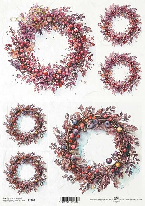 wieńce jesienne, jesień*autumn wreaths, autumn*Herbstkränze, Herbst*coronas de otoño, otoño