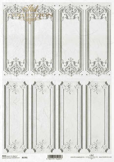 Mini seria Tekstury i Ornamenty: boczki na szkatułki, panel, sztukateria, panel francuski, retro, Vintage