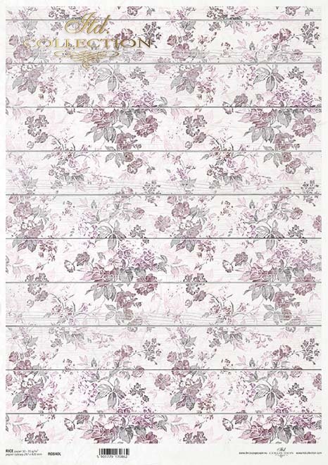 motyw tapetowy, kwiatki w odcieniach różu na desce*wallpaper motif, flowers in shades of pink on a board*Tapetenmotiv, Blumen in Rosatönen  auf einem Brett*motivo de papel pintado, flores en tonos de rosa en un tablero