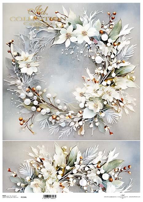 Winter Bouquet - zimowy bukiet, kwiaty, kolaże, bukiety, wieńce*winter bouquet, flowers, collages, bouquets, wreaths*Winter Bouquet, Blumen, Collagen, Sträuße, Kränze*ramo de invierno, flores, collages, ramos, coronas