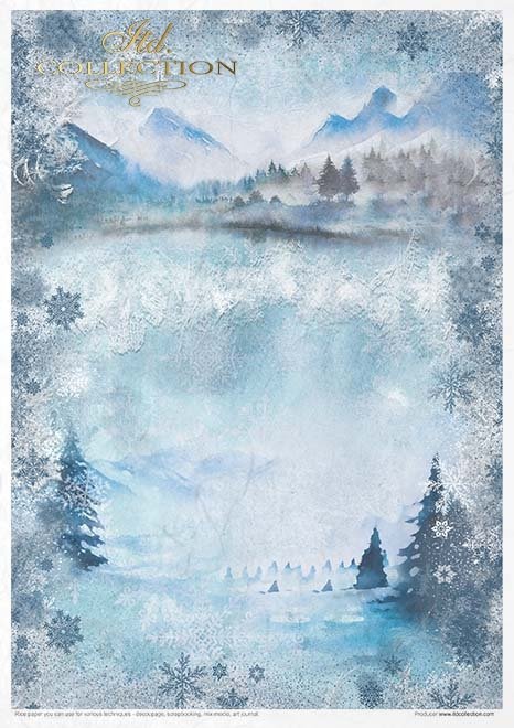 Zestaw papierów ryżowych - Christmas Time*Set of Rice Paper - Christmas Time*Reispapier-Set - Weihnachtszeit*Juego de Papel de Arroz - Tiempo de Navidad*