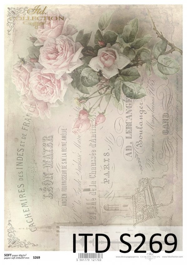 papír pro decoupage Soft S0269