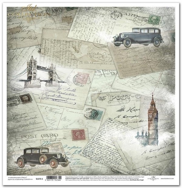 pocztówki z różnych stron świata, zabytki, Londyn, stare samochody*postcards from all over the world, monuments, London, old cars*Postkarten aus aller Welt, historische Denkmäler, London, alte Autos*postales de todo el mundo, monumentos históricos, Londre
