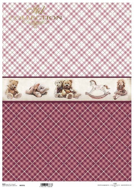 różowa kratka, zabawki, maskotki, misie*pink check, toys, mascots, teddy bears* rosa Karo, Spielzeug, Maskottchen, Teddybären*cheque rosa, juguetes, mascotas, osos de peluche