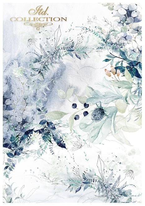 Conjunto de papeles de scrapbooking - La tierra de porcelana de hielo*Set Scrapbooking-Papiere - Das Land des Eisporzellans*Набор бумаг для скрапбукинга - Земля ледяного фарфора