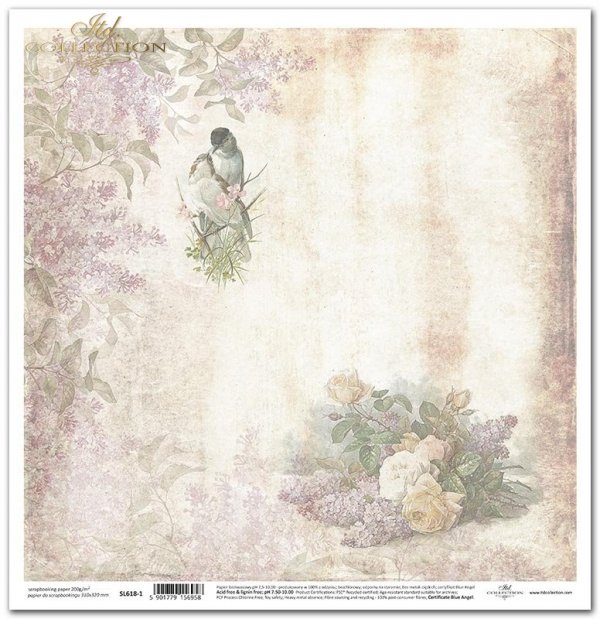 kwiaty, bzy, ptaszki *flowers, lilac, birds*Blumen, Flieder, Vögel*mariposas, flores, inscripciones, la vendimia