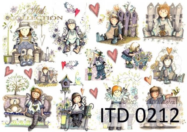 Papier decoupage (HS code 48025700) D0212M