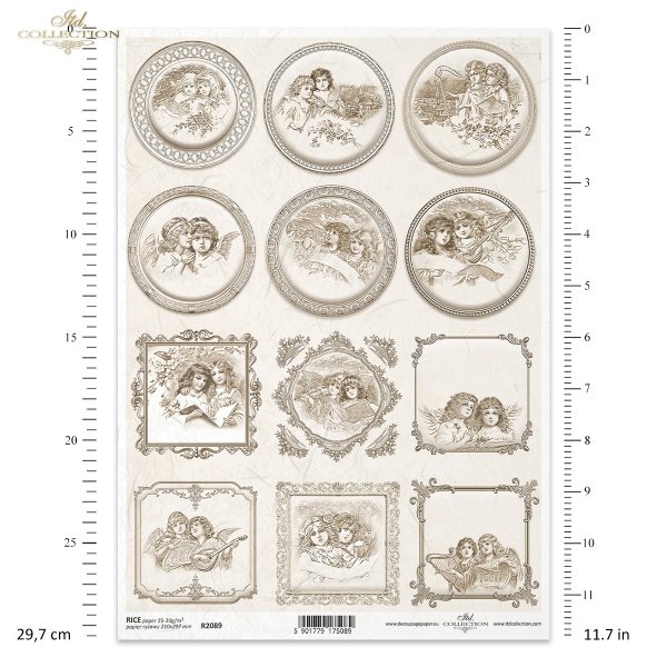 Seria Vintage Angels - aniołek, aniołki, anioł, anioły, ozdobne ramki, medalion, medaliony, vintage, retro, angel, angels, decorative frame, medallion, medallions, Engel, dekorativer Rahmen, Medaillon, Medaillons, ángel, ángeles, marco decorativo