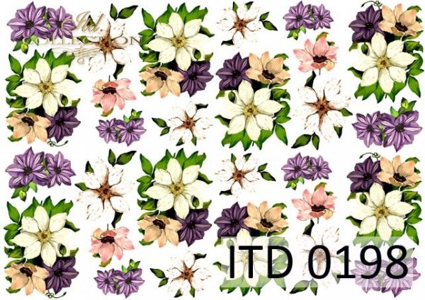 Papier decoupage (HS code 48025700) D0198M