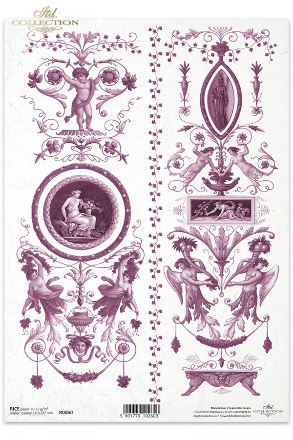 medallions, antique, flower, flowers, decoration, decorations, ornament, ornaments, R060, decoraciones y adornos en tonos de color ciruela; arte del siglo XVIII inspirado en la antigua Grecia