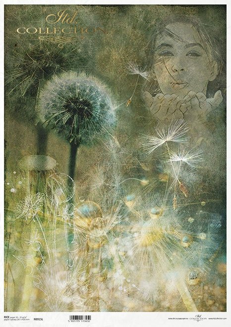  twarz kobiety, rośliny, mniszek* female face, plants, dandelion* Weibliches Gesicht, Pflanzen, Löwenzahn* rostro femenino, plantas, diente de león