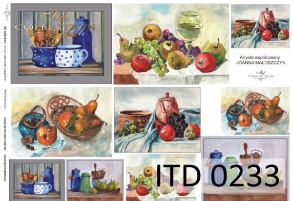 Papier für Serviettentechnik und Decoupage D0233M