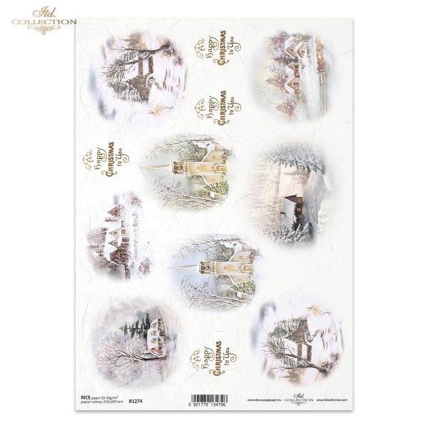 Happy Christmas, Merry Christmas, baubles, church, winter, winter views, snow, sun, cottage, church, inscription, river, landscape, rural architecture, sleigh, horses, castle, country house, Christbaumkugel, Winteransichten