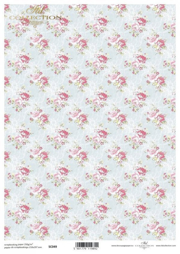 Papier für Scrapbooking SC0049