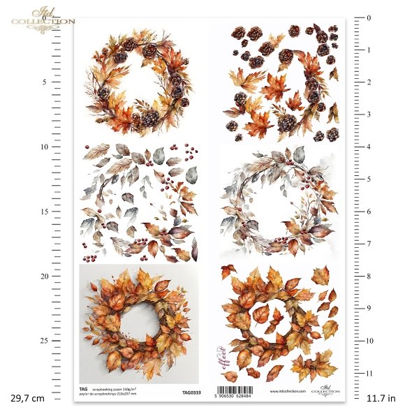 jesienne wianki*autumn wreaths*Herbstgirlanden*guirnaldas de otoño