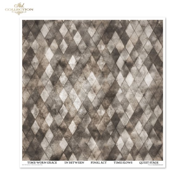 Set von Papieren für Scrapbooking SLS-104 Carnival - When the Curtain Falls