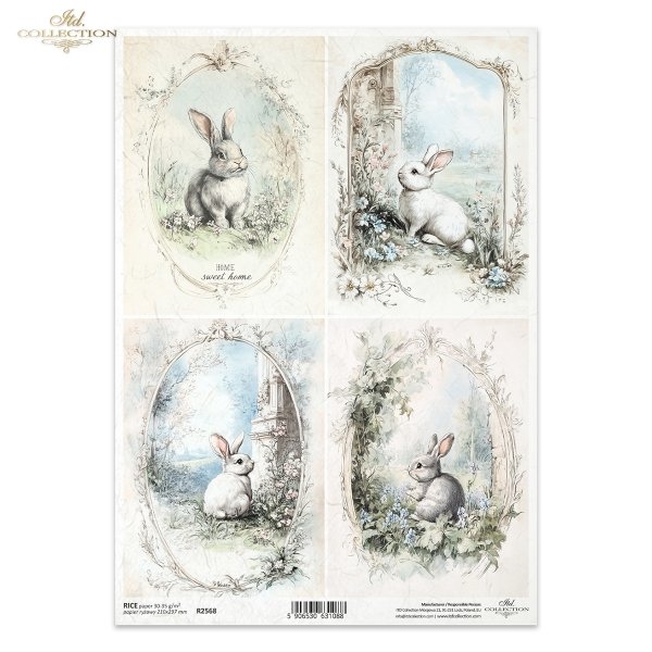 Reispapier für Serviettentechnik und Decoupage R2568