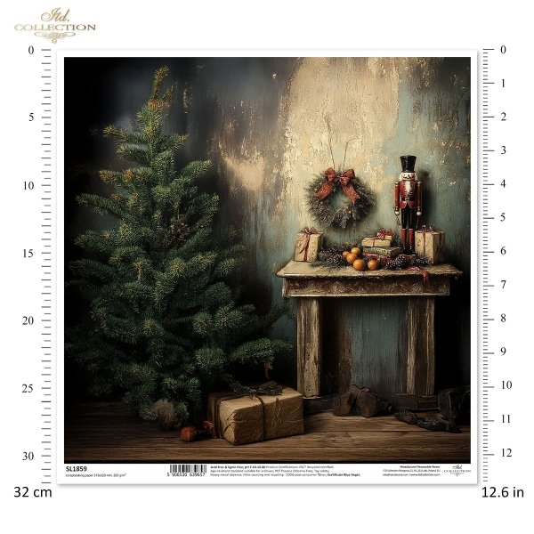 Papier für Scrapbooking SL1859