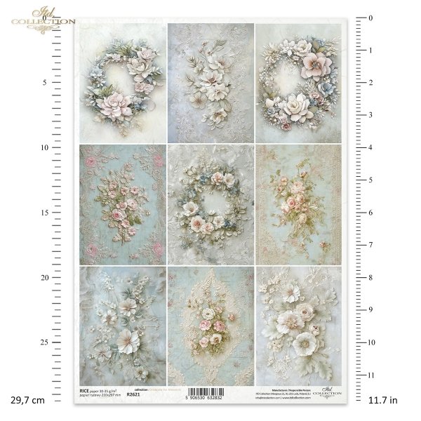 Reispapier für Serviettentechnik und Decoupage R2621