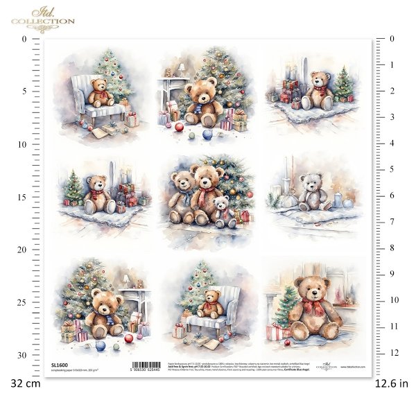 Papier für Scrapbooking SL1600