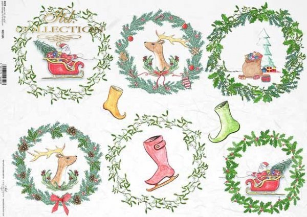 Navidad, guirnaldas navideñas, santa claus, adornos para bolas navideñas, zapatos gnomos*Weihnachten, Weihnachtskränze, Santa Claus, Motive für Weihnachtskugeln, Gnomes Schuhe*Рождество, рождественские венки, Санта-Клаус, мотивы для рождественских шаров, 