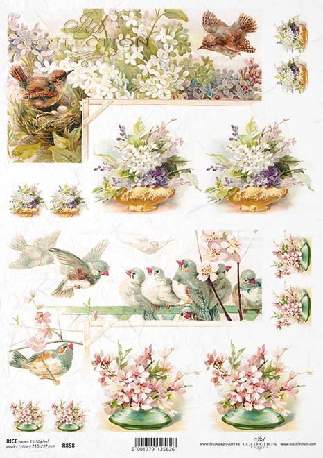ptasie gniazdo, gniazda, ptaki, ptaszki, kwiaty, wiosna, bukiet, wazon, R858, bird, nest, flower, spring, bouquet, vase, Vogelnest, Nest, Vogel, Vögel, Blumen, Frühling, Strauß, Vase, nido de pájaros, pájaro, nido, aves, flores, primavera, ramo, jarrón