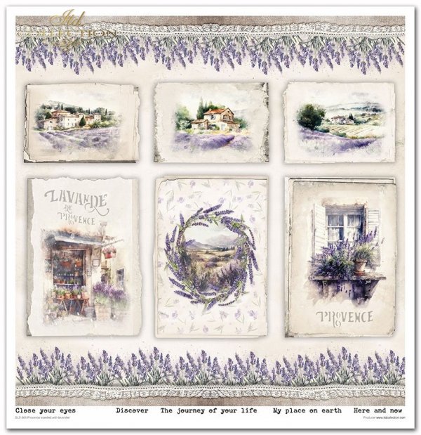 Seria - Provence - scented with lavender * Series Provence scented with lavender