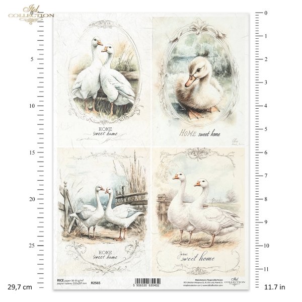 Reispapier für Serviettentechnik und Decoupage R2565