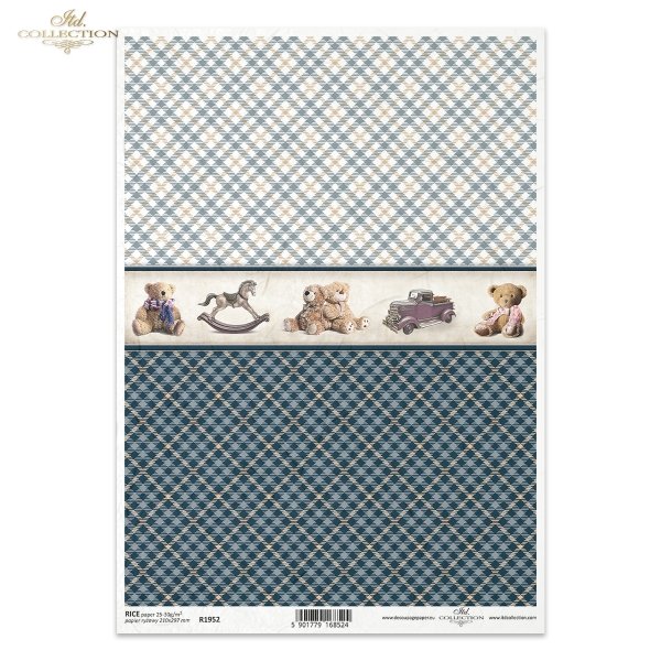 niebieska kratka, krateczka, w kratkę, prezenty dla dzieci, zabawki, pluszaki, przytulanki, maskotki, miś, misie, konik na biegunach, tło, tła, blue check, blue checkered, gifts for children, toy, toys, cuddly, mascots, teddy bear