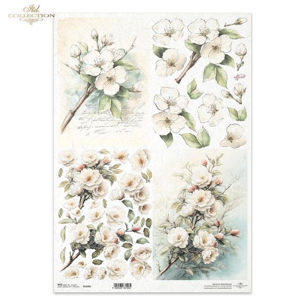 kwiaty 3D, jabłoń*3D flowers, apple tree*3D-Blumen, Apfelbaum*Flores 3D, manzano