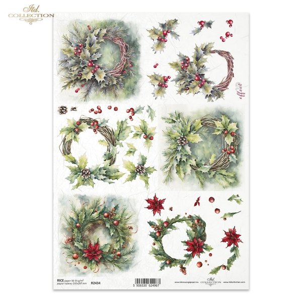 zimowe wianki, wianek, wieniec, wieńce, Winter Wreath, szyszka, szyszki, żołędzie, dąb, ostrokrzew, gwiazda betlejemska, rośliny 3D, 3D efekt, winter garland, wreath, wreaths, Winter Wreath, pinecone, pinecones, acorns, oak, holly, 3D plants