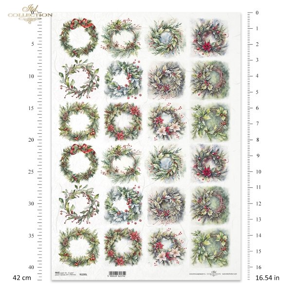 zimowe wianki*winter garlands*Wintergirlanden*guirnaldas de invierno