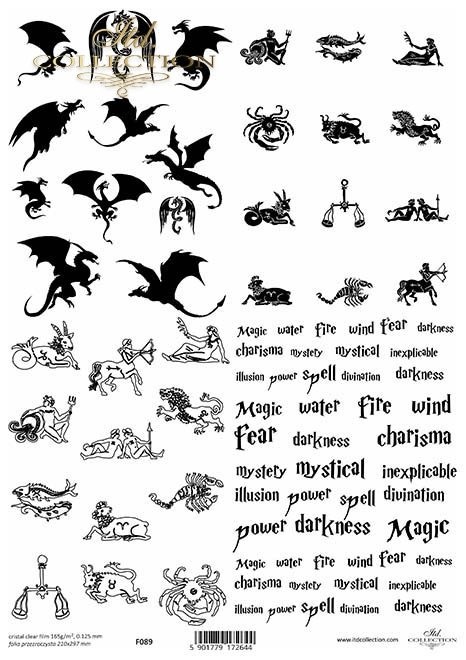 smoki, znaki zodiaku, napisy*dragons, zodiac signs, subtitles