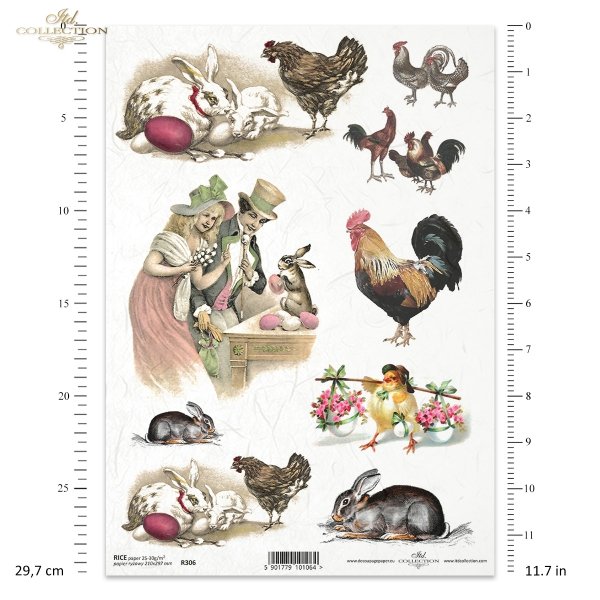 Wielkanoc, kurczaki, kurczaczki, zające, króliki, kwiatki, wiosna, jajka, pisanki, R306